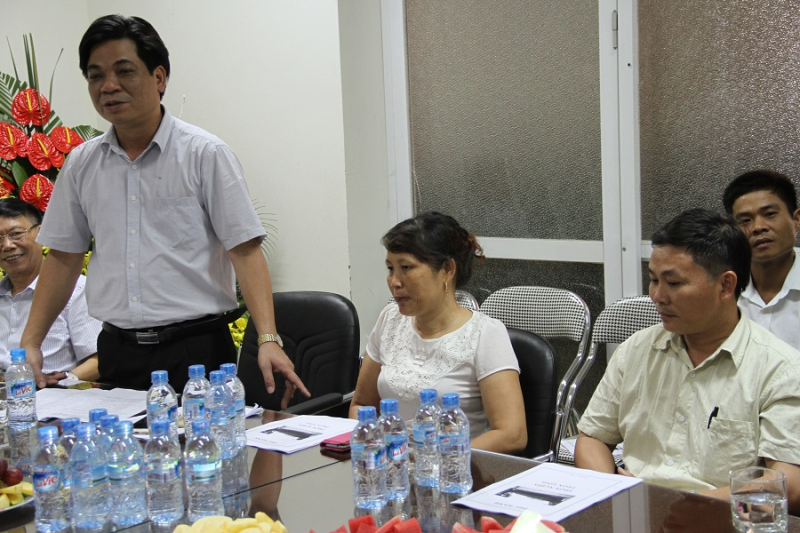 Chú Trần Văn Dư chủ tọa buổi gặp mặt