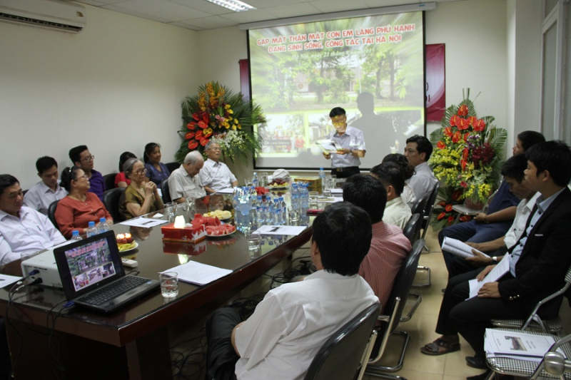 Gặp mặt con em làng Hạnh tại Hà Nội năm 2015