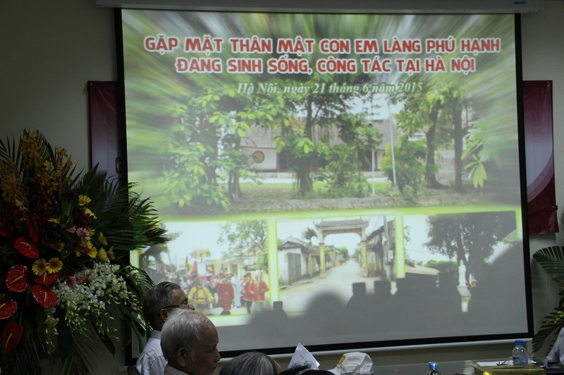 Gặp mặt con em làng Hạnh tại Hà Nội năm 2015